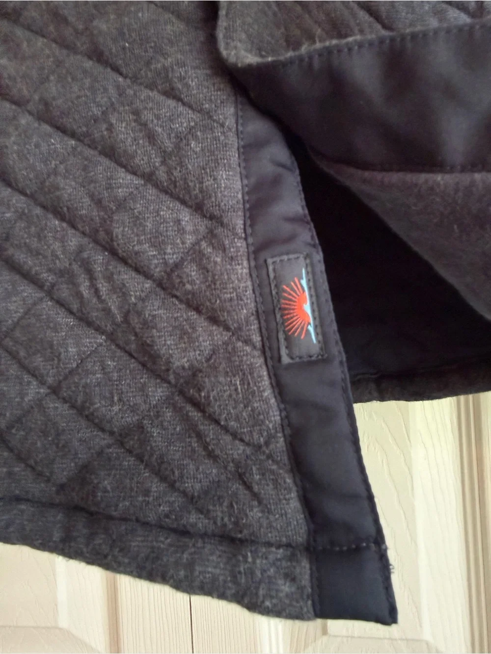 Faherty Men’s Epic Quilted Fleece CPO Shirt Jacket - Navy Melange sz XL